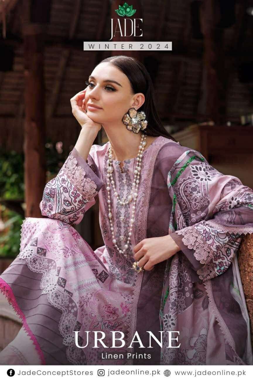 URBANE LINEN PRINTS Model & Open Pic By JADE